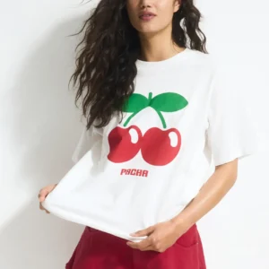 Cherry Graphic Relaxed T-Shirt