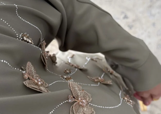 Dalia Abaya Dress · Structured Silhouette