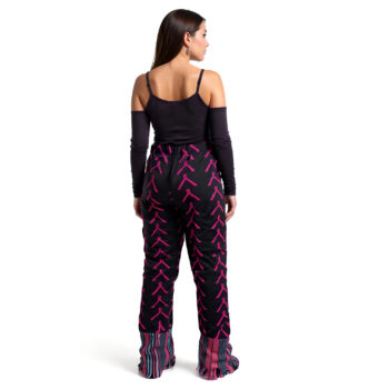 Nova Wide Leg Ankara Batik Cargo Trousers
