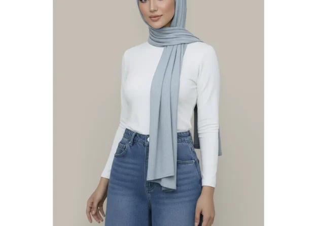 Safa Bamboo Jersey Hijab · Ribbed Weave