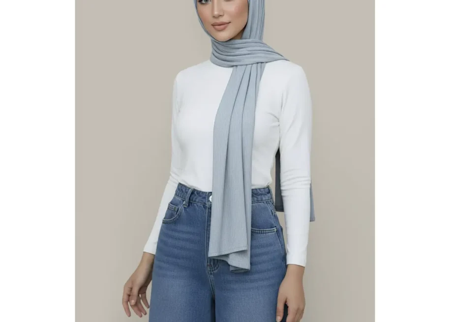 Safa Bamboo Jersey Hijab · Ribbed Weave