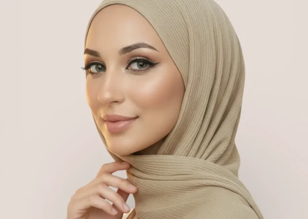Safa Bamboo Jersey Hijab · Ribbed Weave