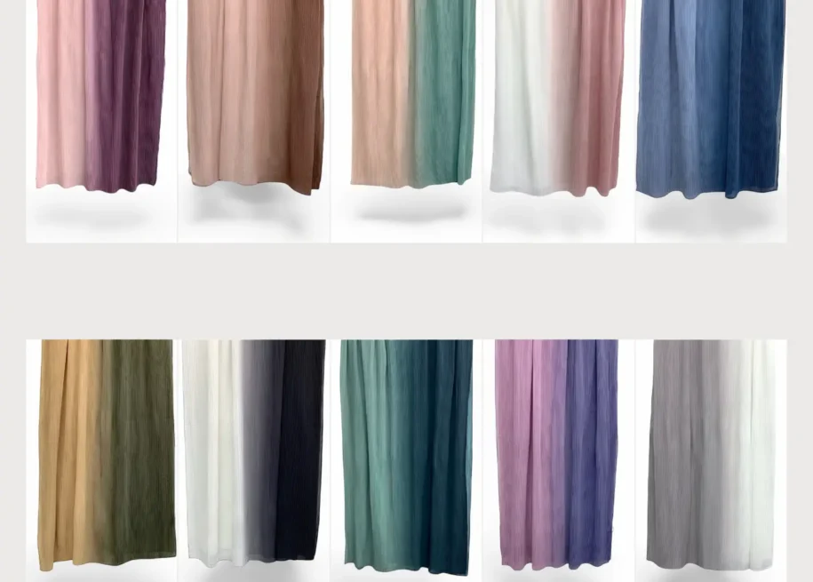 Dusk Drape Pleated Chiffon